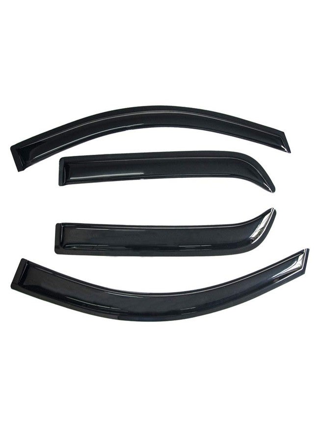 Lightronic واقي نافذة تهوية خارجي فائق المتانة من لايترونيك، يناسب سيارات جي إم سي أكاديا من موديلات 2007-2016، وأكاديا ليميتد 2017، واقي من المطر والأشعة فوق البنفسجية، عاكس هواء أصلي، تركيب بدون حفر، لون دخاني داكن، 4 قطع - Image 5